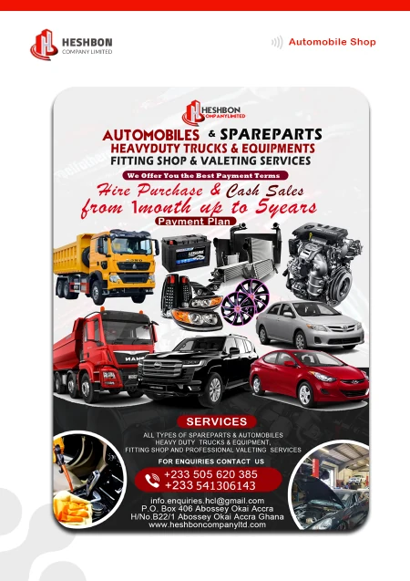 Automobile and spare-parts flyer